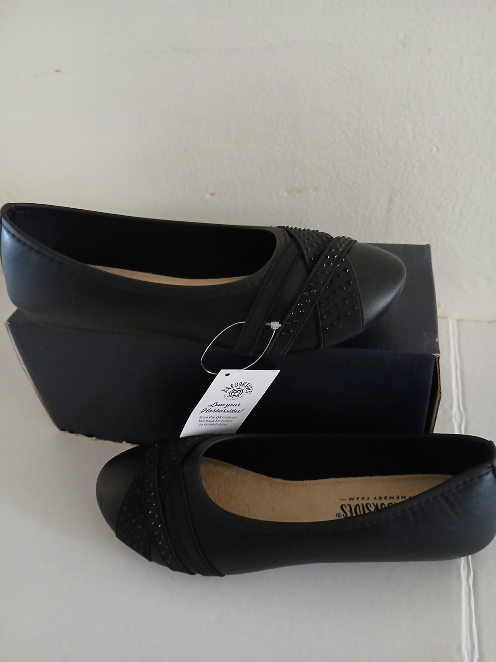 Black Women's Slip-On Ballet Flats Size 6.5 $20 - Picture 9 of 10